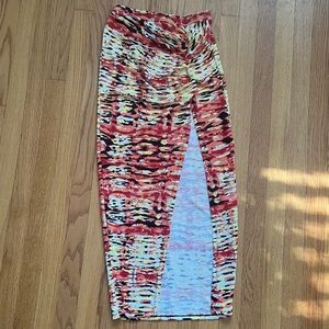 Print Maxi Skirt